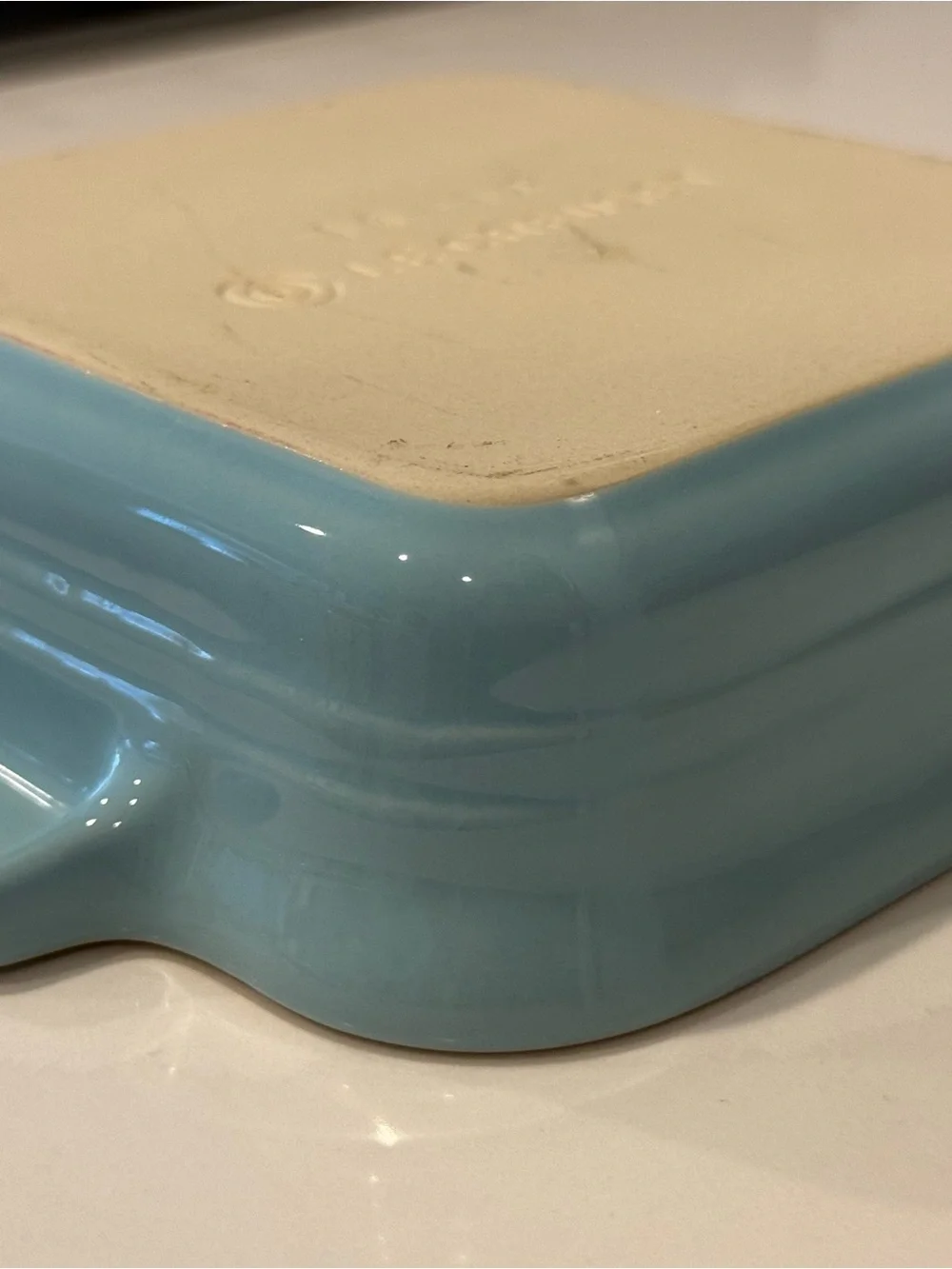 Le Creuset Mini Square Baker Caribbean Retired Color New